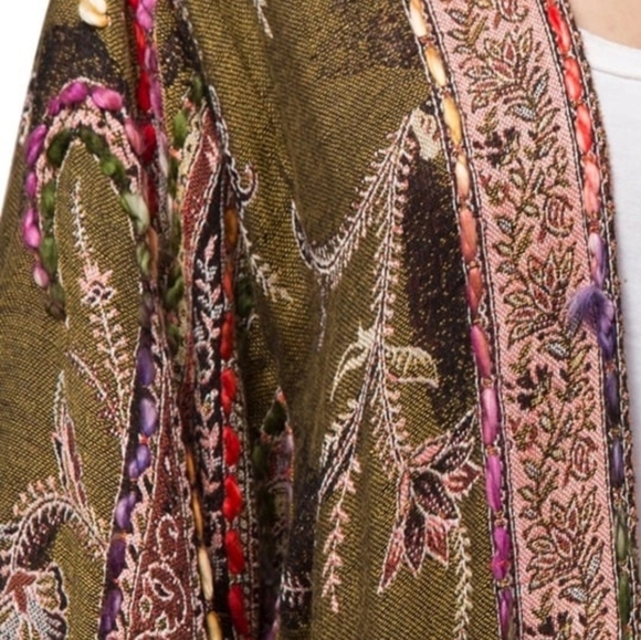 Ayka Orion Green Kimono duster - Picture 3 of 3